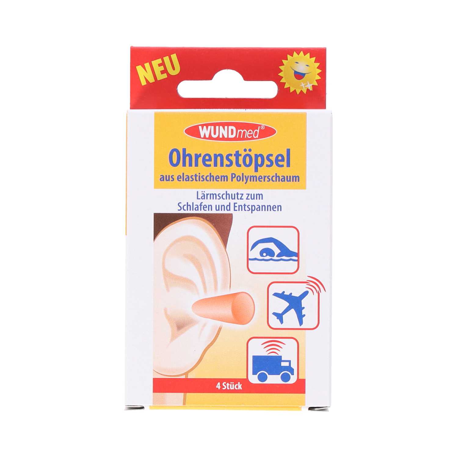 Ohrenstöpsel 4er WUNDmed