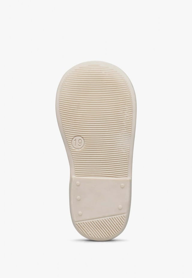 NATURINO BALLETBallerinas aus glitzerndem Leder, Platin