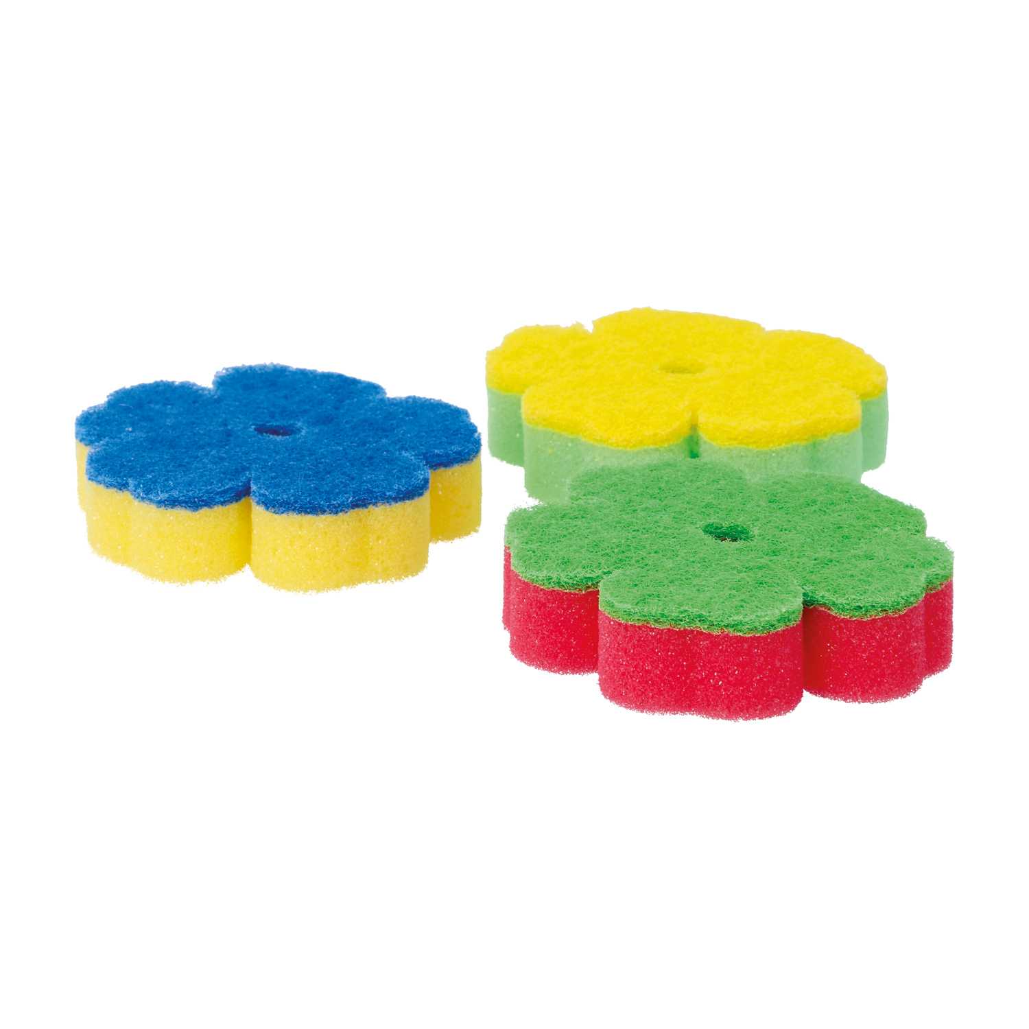 SWIP Blumenschwämme 6er bunt