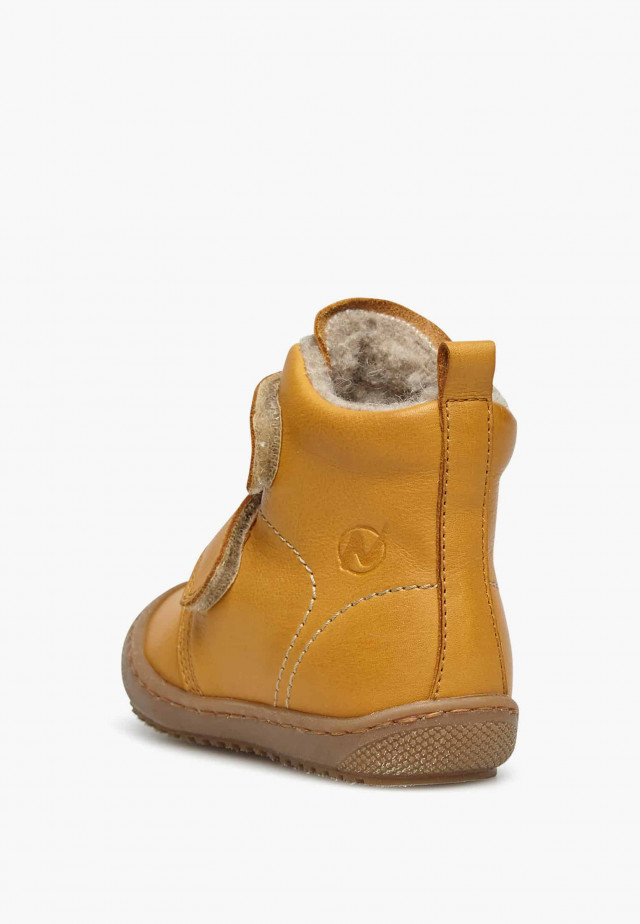 NATURINO BUBBLE VLStiefeletten aus gefüttertem Nappaleder, Kürbis
