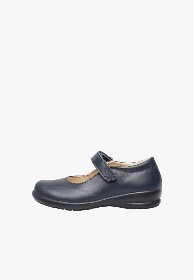 NATURINO CATANIABallerinas mit Riemchen aus Kalbsleder, Blau