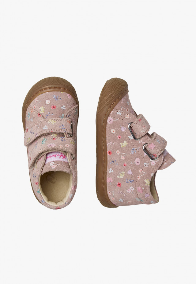 NATURINO COCOON VLLauflernschuhe aus Veloursleder, Rosa