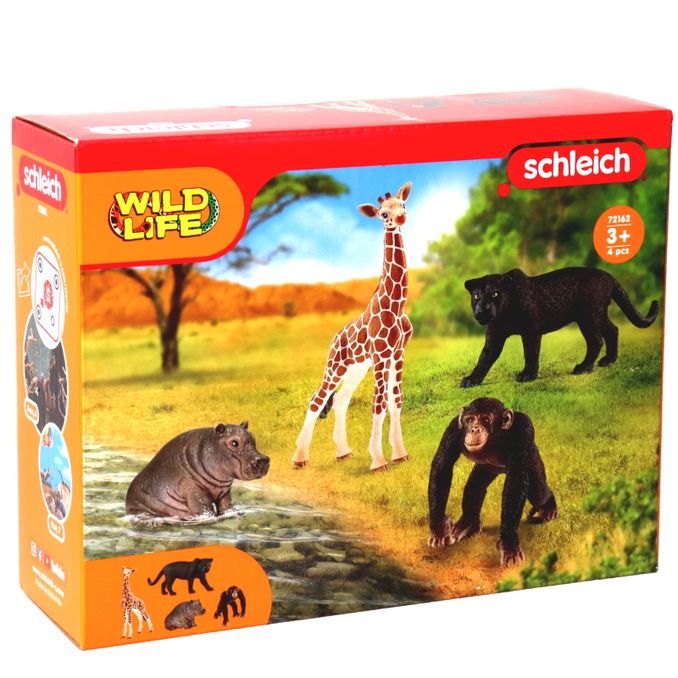 Spielfiguren Set Wildlife, 4-teilig von Schleich