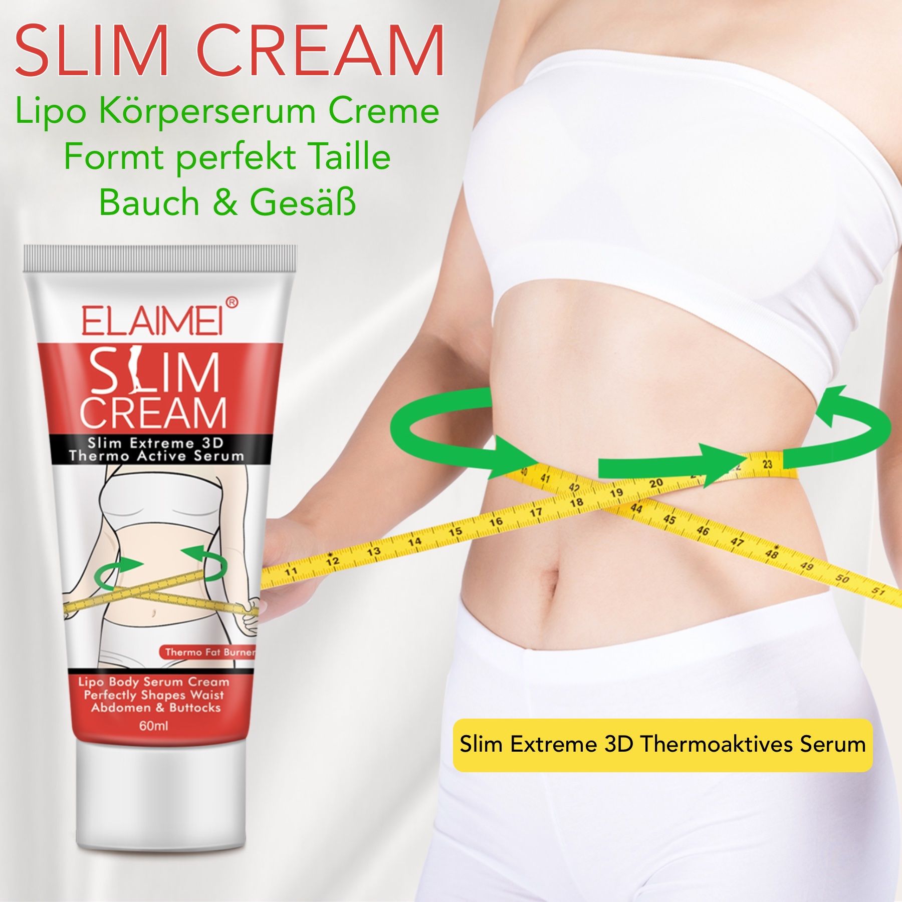P-Beauty Körpercreme Fettverbrennungs Slim Cream Körperfett