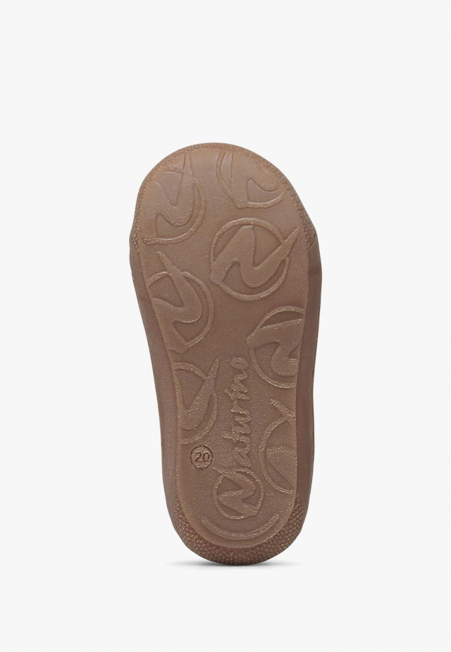 NATURINO COCOON VLLauflernschuhe aus Veloursleder, Magnolie-Rosa