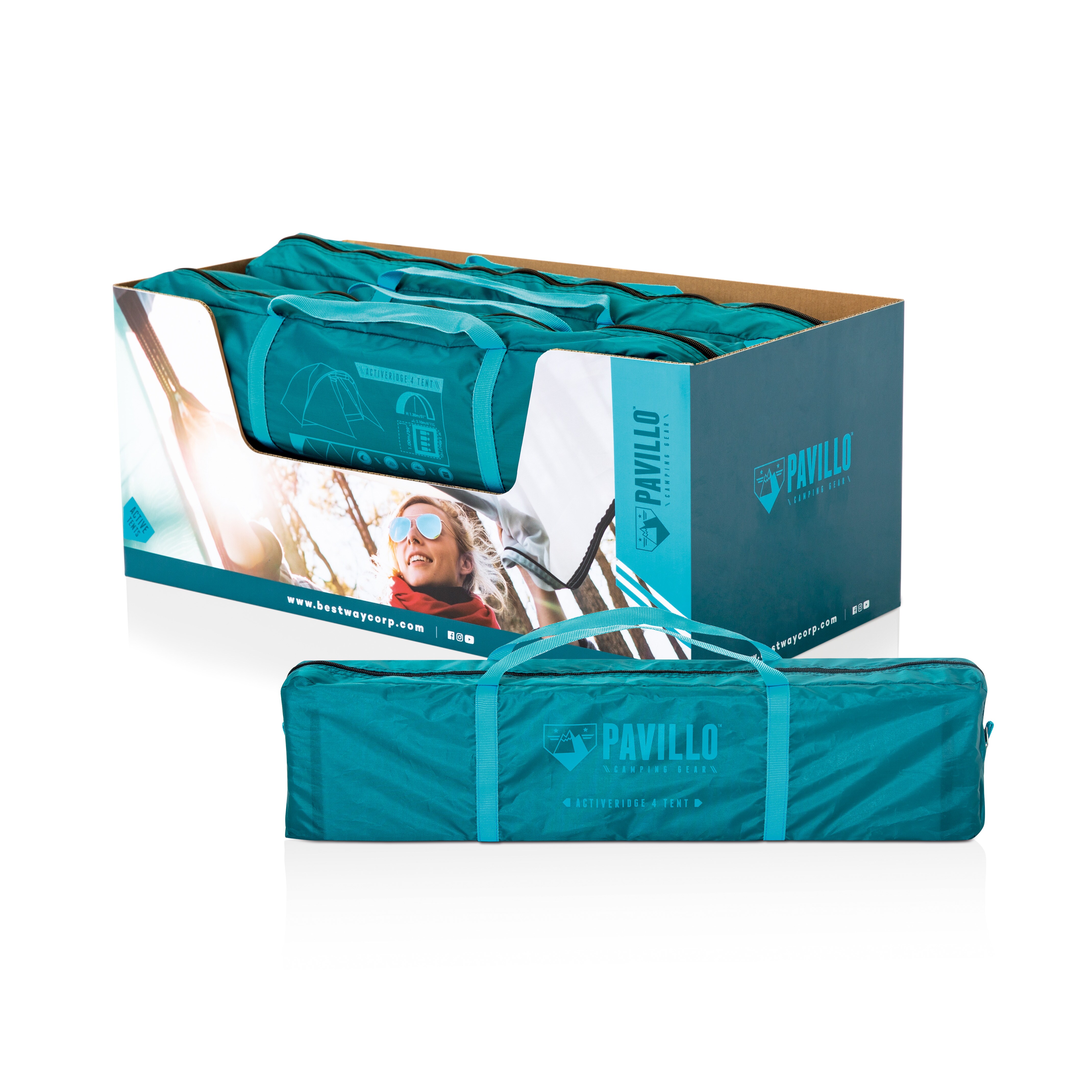 Bestway® Pavillo™ 4-Personen-Zelt Activeridge 4 310 x 240 x 130 cm
