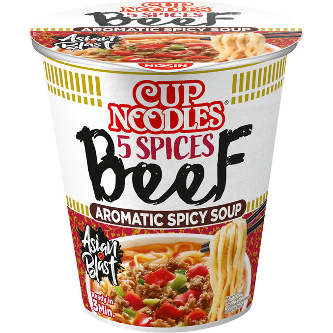 Instantnudeln Rind, 64g von Cup Noodles