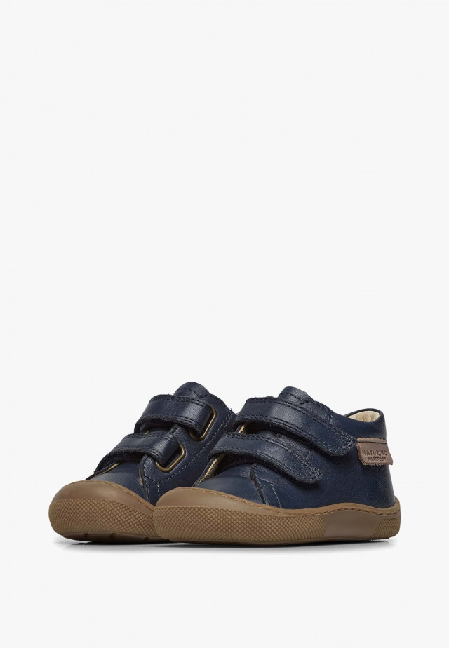 BAREFOOT AMUR VLBarfußschuhe aus Leder, Marineblau