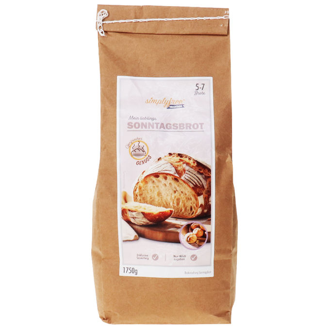 Backmischung Sonntagsbrot, 1750g von simplyfree