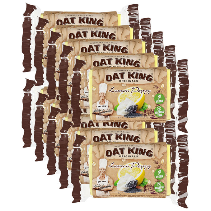 Oat King Lemon Poppy, 10er Pack, 10x 95g von Oat King