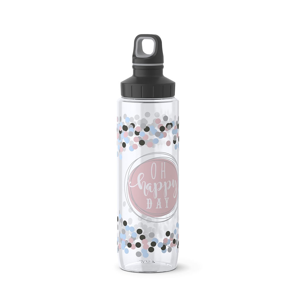 Drink2Go Tritan Trinkflasche, Motiv: Happy Day