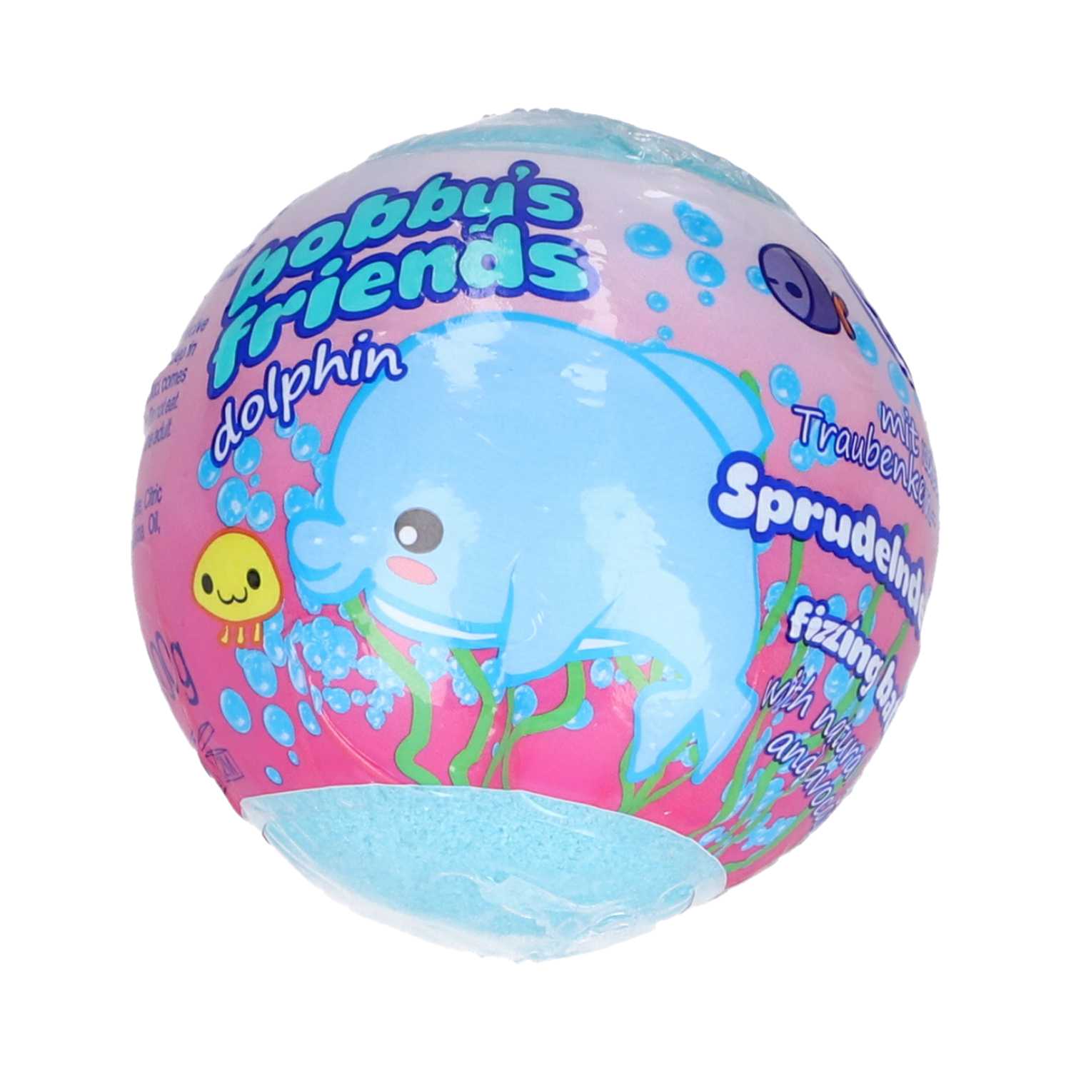 Elina Kids Bobby`s Friends Sprudelnde Badekugel 100 g 3fach