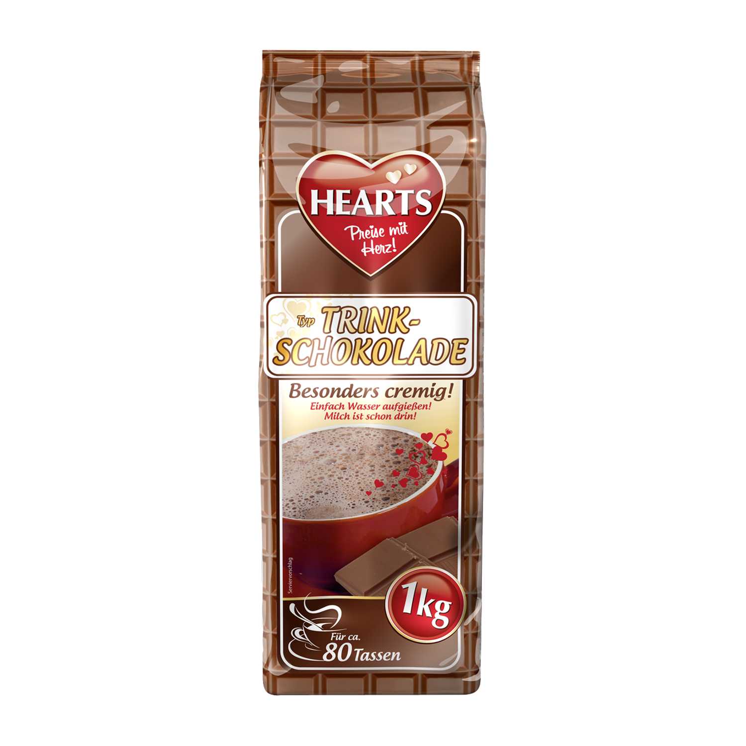 Hearts Trinkschokolade 1 kg