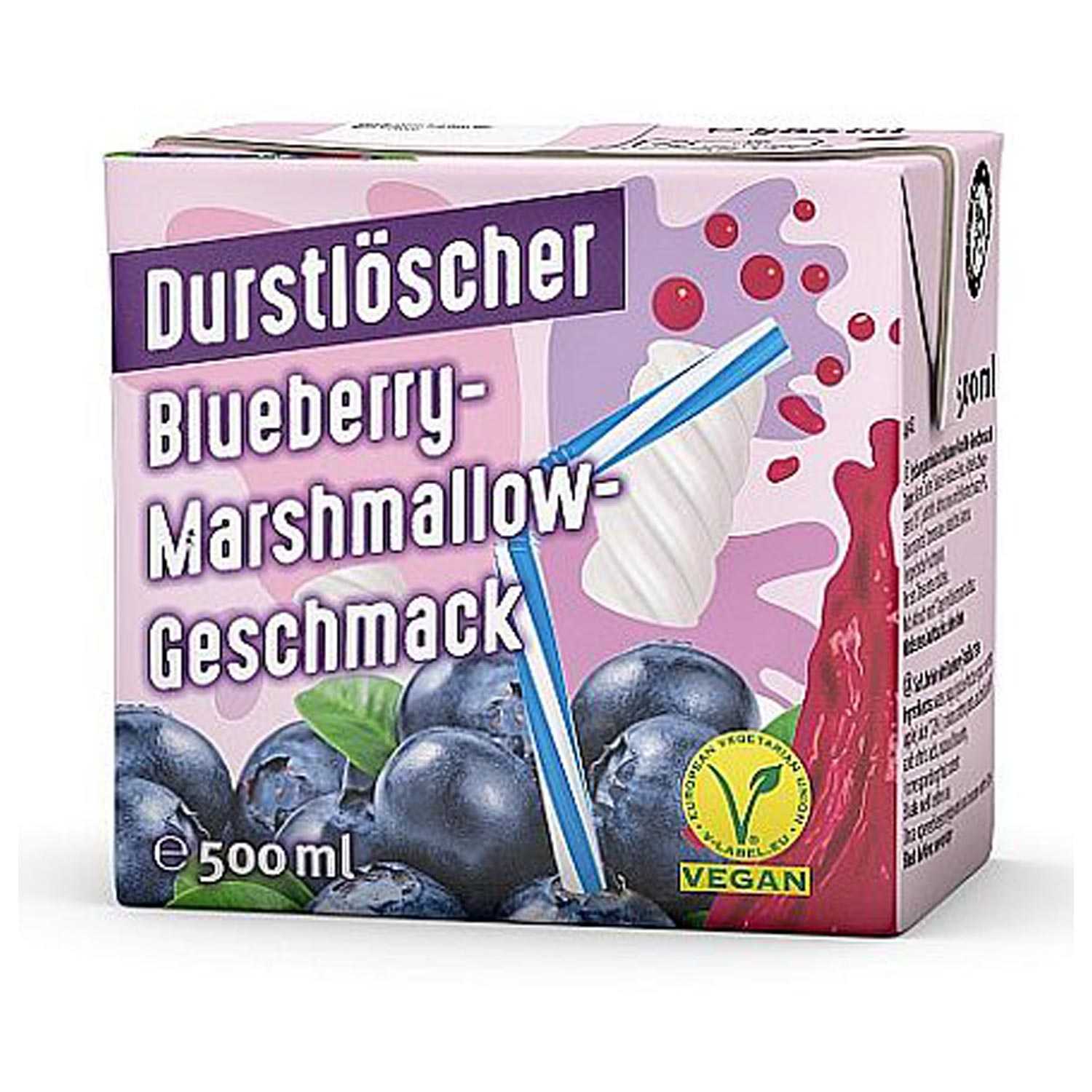 Durstlöscher Fruchtsaftgetränk Blueberry-Marshmallow 500 ml