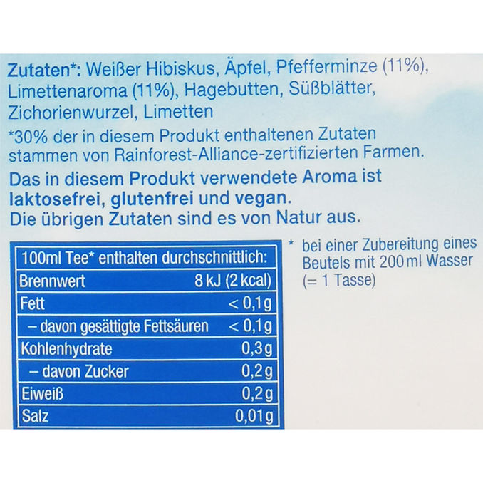 Teekanne Frio Limette Minze, 45g von Teekanne
