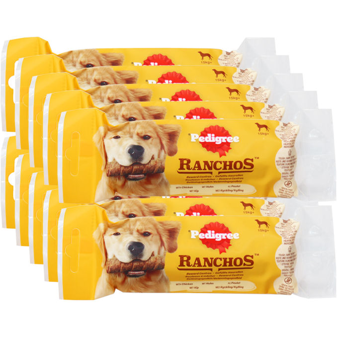 Ranchos Maxi Kaurollen, 10er Pack, 10x80g von Pedigree