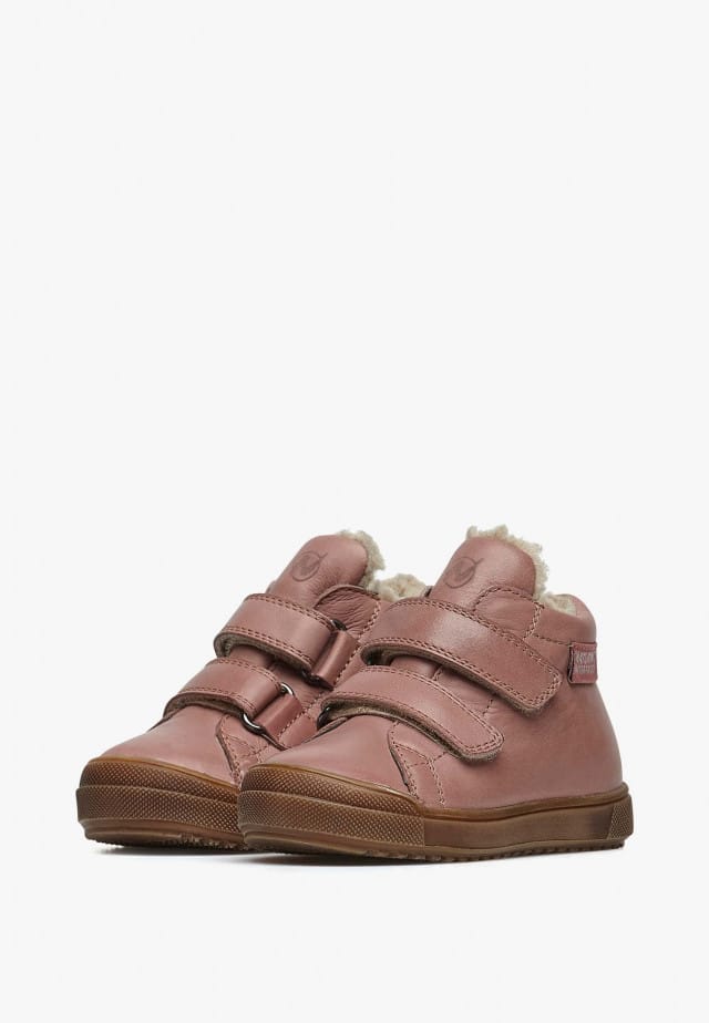 NATURINO NEW MULAZ VLSchuhe aus Leder mit Futter aus Kunst-Shearling, Rosa