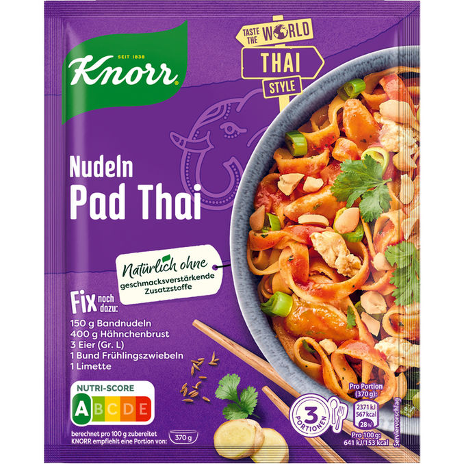 Knorr Fix Würzmischung Nudeln Pad Thai, 30g von Knorr