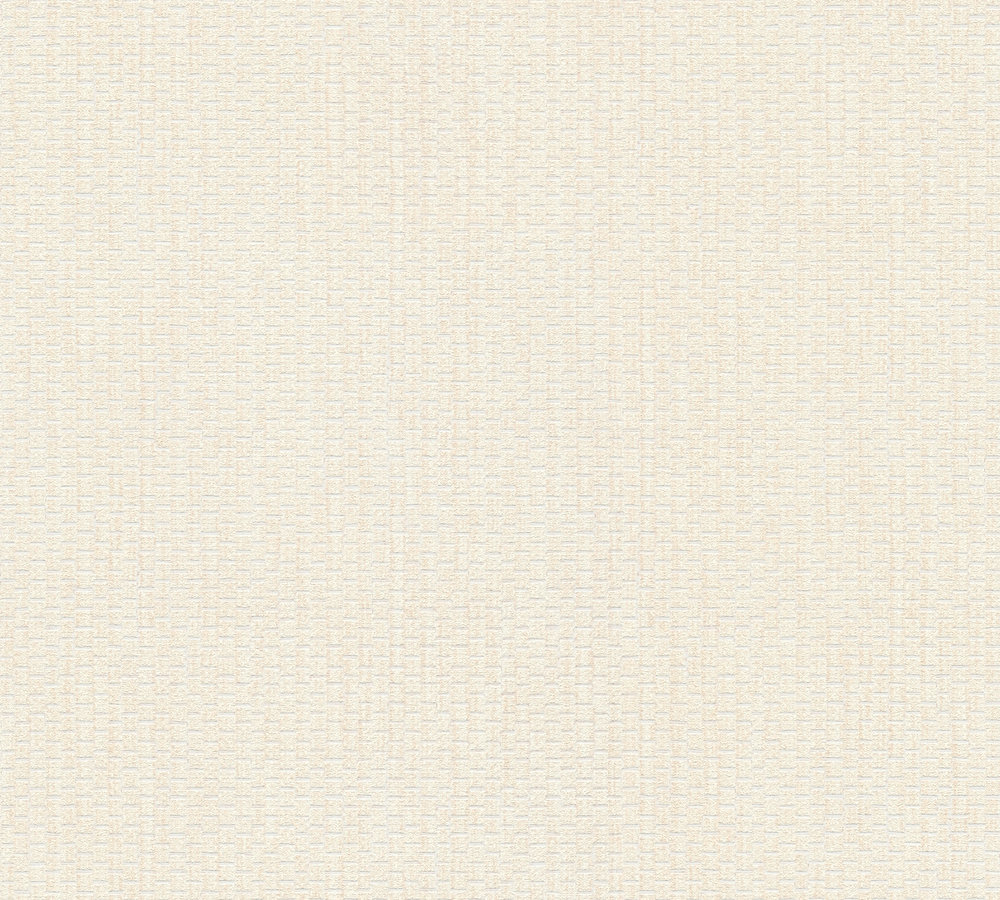 A.S. Creation Vliestapete - creme - Gewebe - 10 Meter