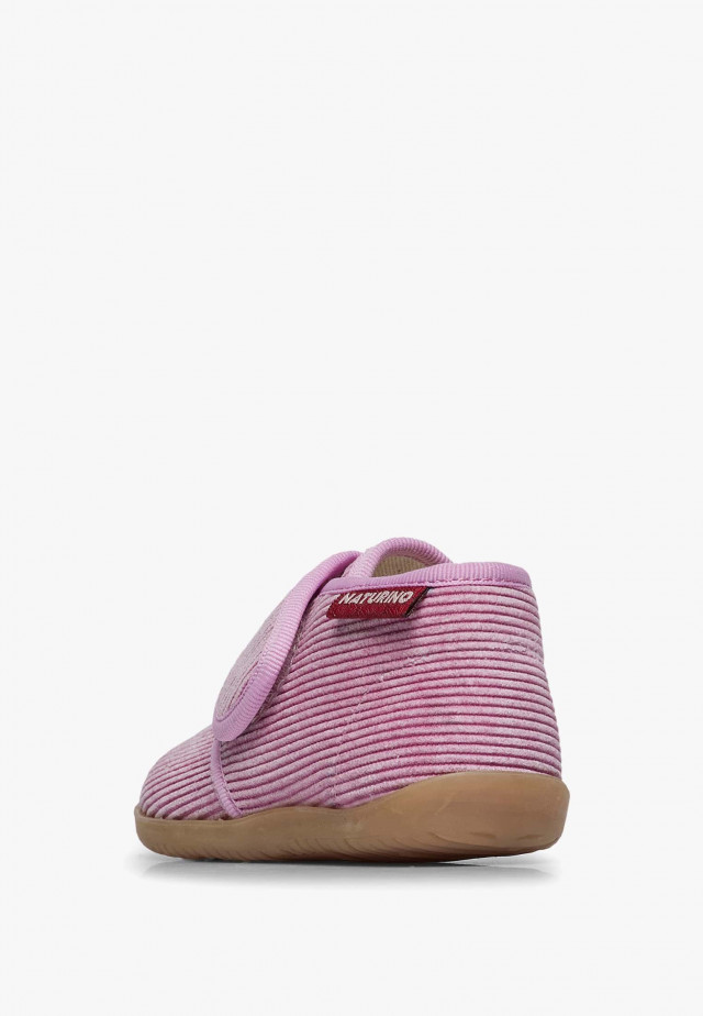 NATURINO HOMEHausschuhe aus Veloursleder, Rosa