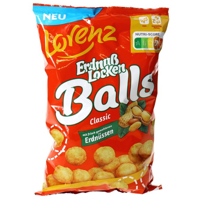 Lorenz Erdnusslocken Balls, 130g von Lorenz