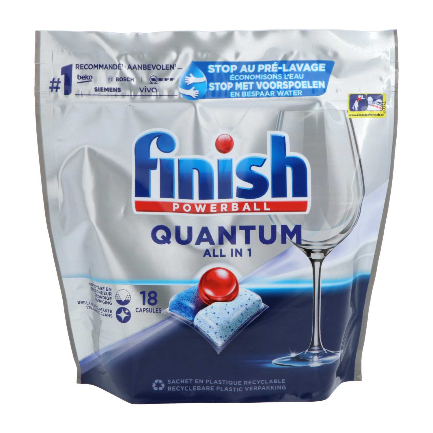 Finish Quantum Geschirrspültabs  18 Stück