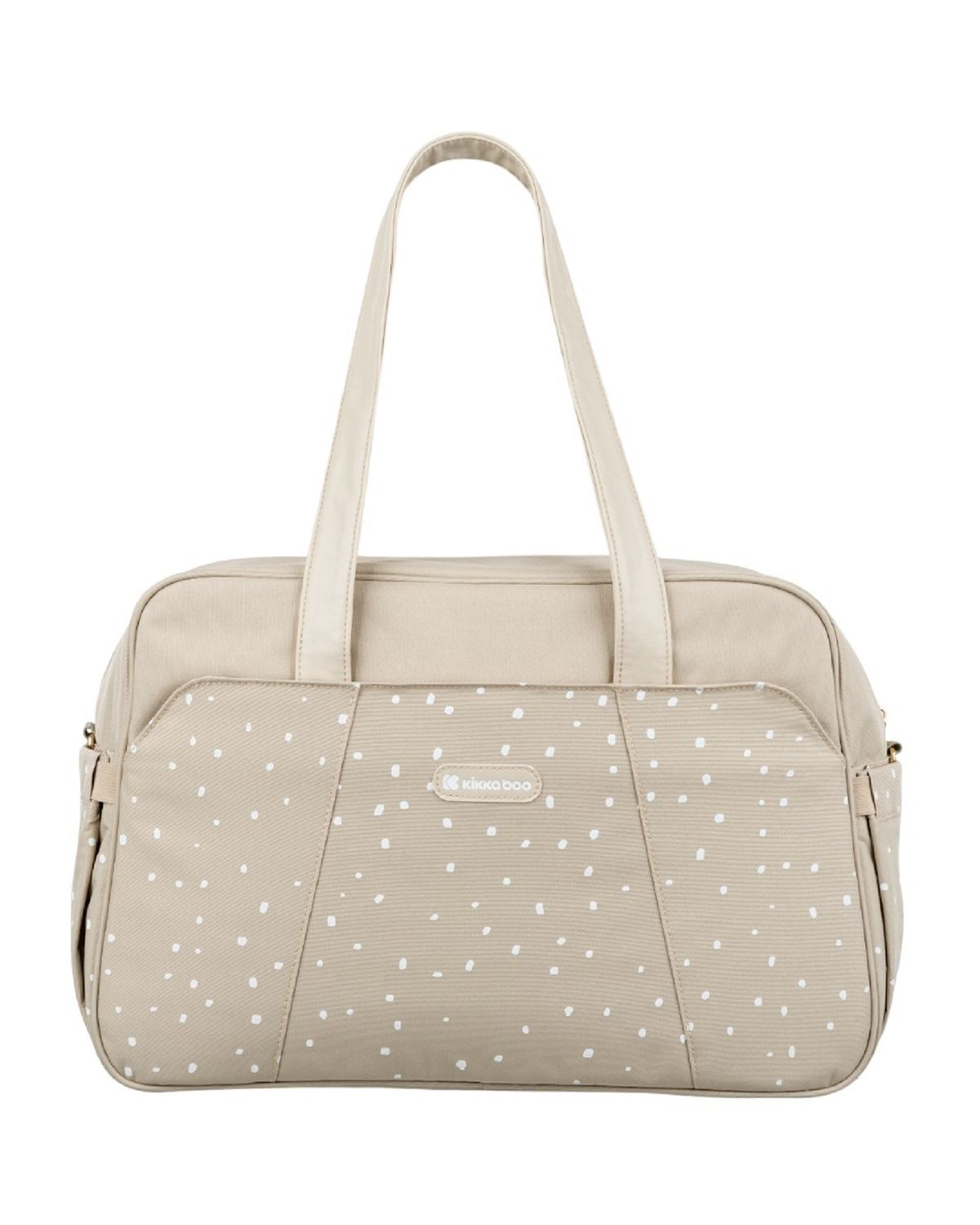 Kikkaboo Wickeltasche Chelsea mit Wickelunterlage, Seitentaschen, Thermofach hellbraun