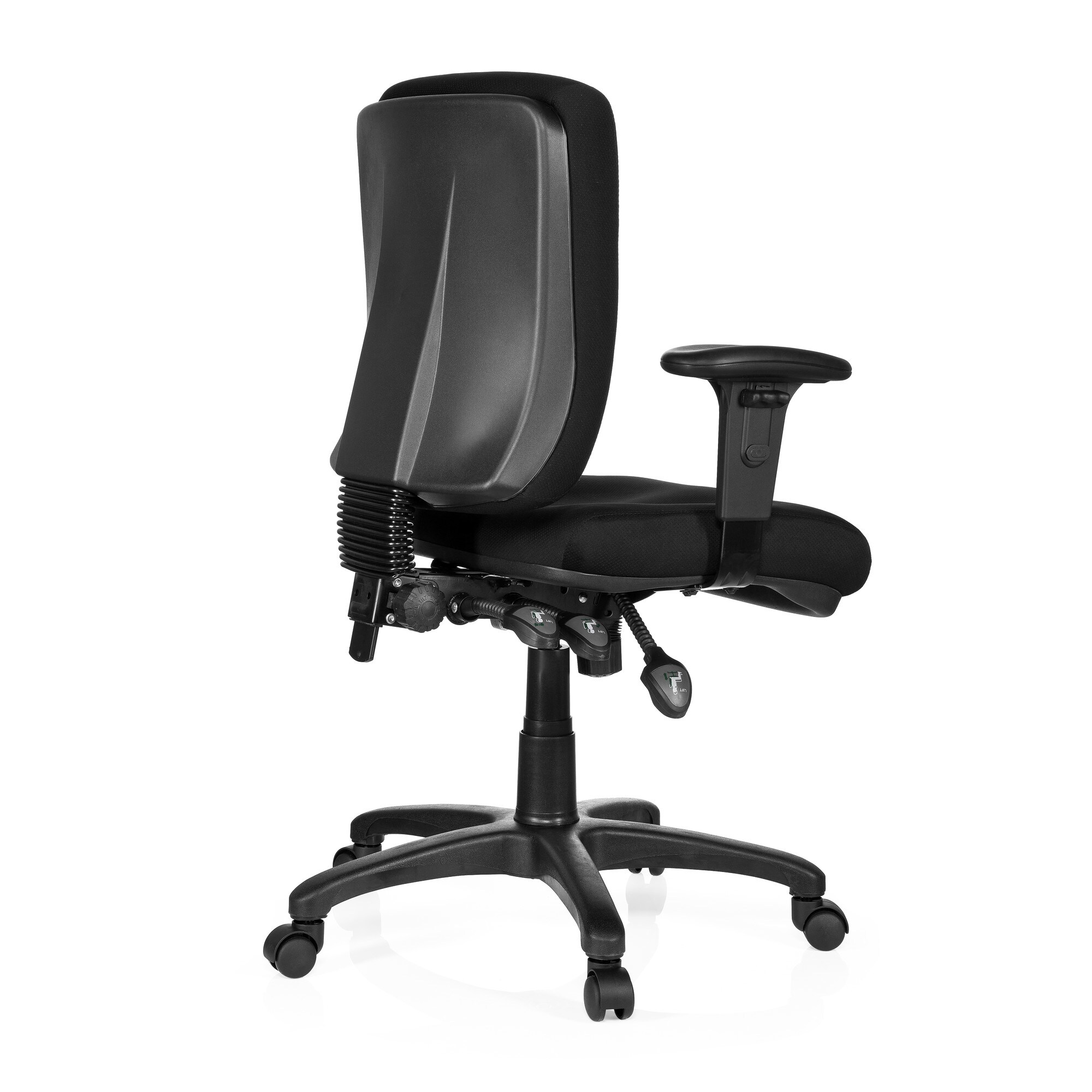 Profi Bürostuhl ZENIT BASE Stoff mit Armlehnen (höhenverstellbar) hjh OFFICE