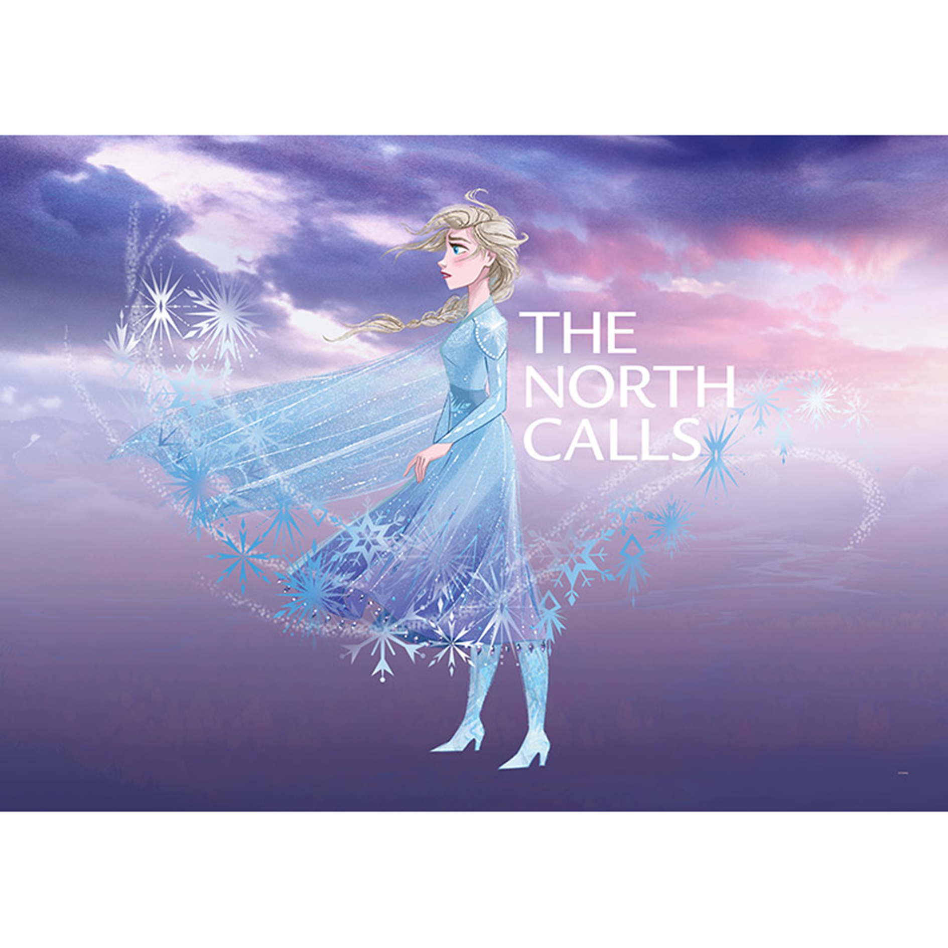 Wandbild FROZEN ELSA THE NORTH CALLS - 70x50 cm