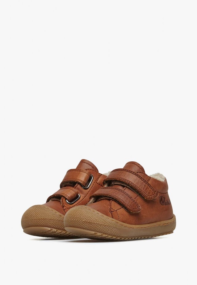 NATURINO RACOON VLLauflernschuhe mit Wollfutter, Cognac