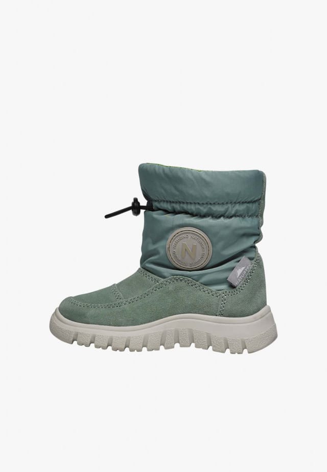 NATURINO VARNA 2 WP.Stiefel aus Veloursleder und technischem Gewebe, Salbei