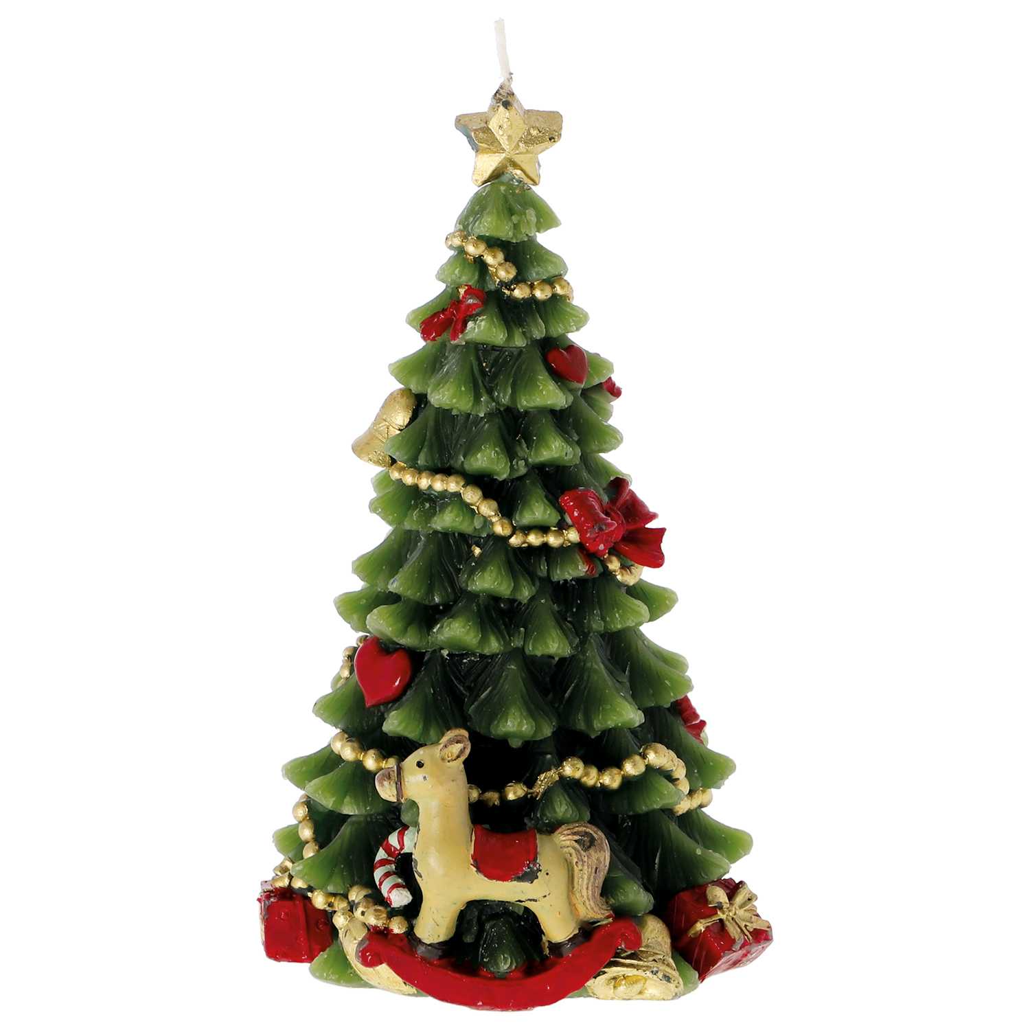 Kerze Figur Tannenbaum H=15,5cm