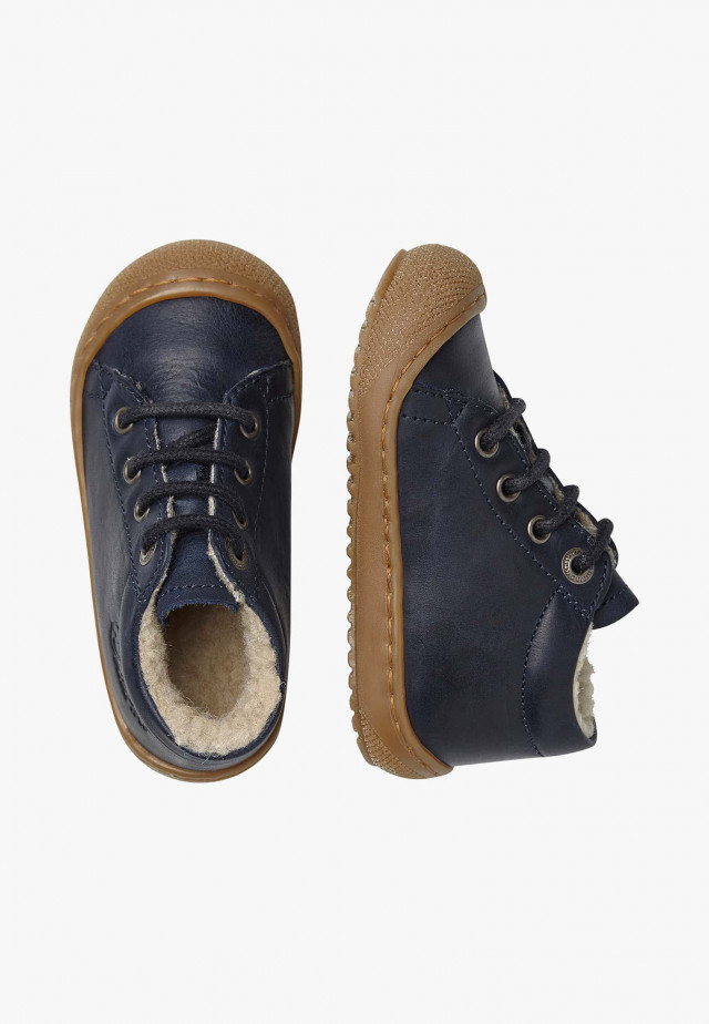 NATURINO RACOONLauflernschuhe mit Wollfutter, Blau