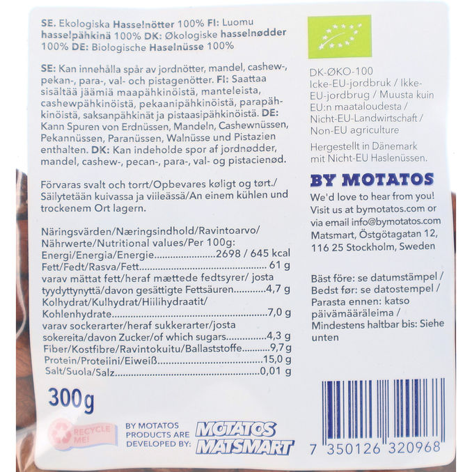 BIO Haselnüsse, 300 g  von By Motatos
