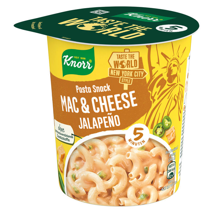 Knorr Pasta Snack Mac & Cheese Jalapeno, 62g von Knorr