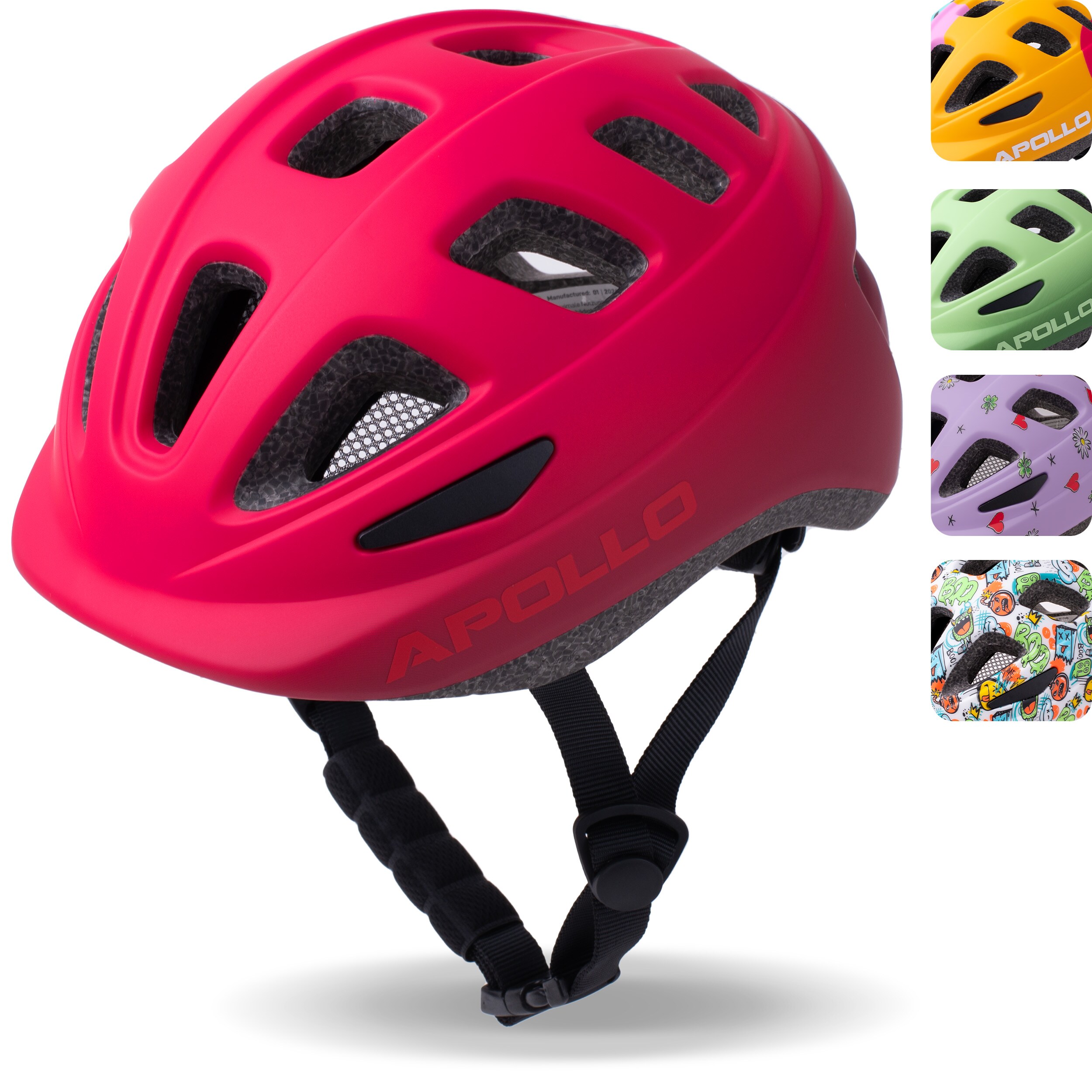 Apollo Fahrradhelm Kinder Kids Helm Multisport