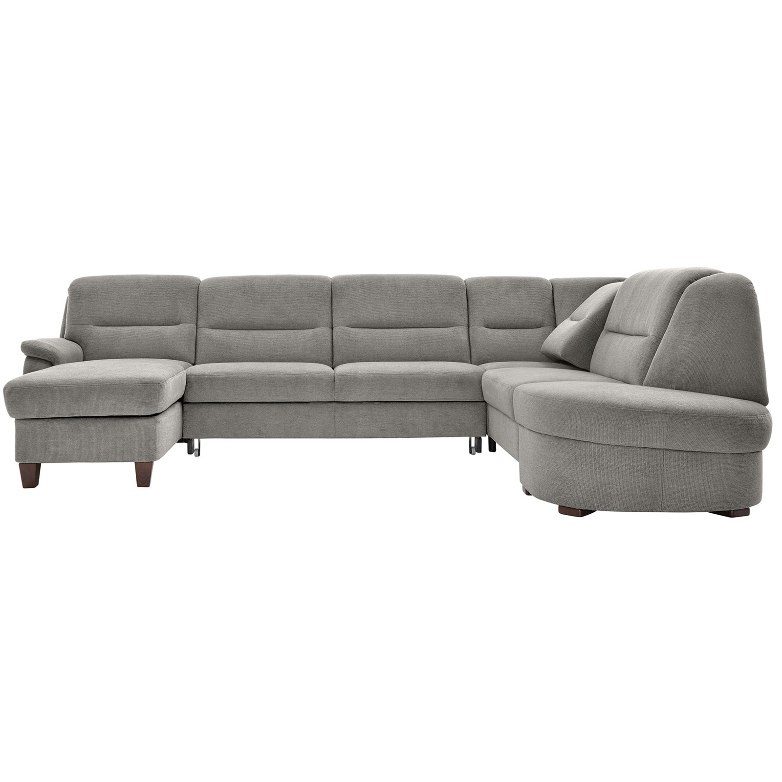 polsterpower Wohnlandschaft - Belle silver - Basismodell - links