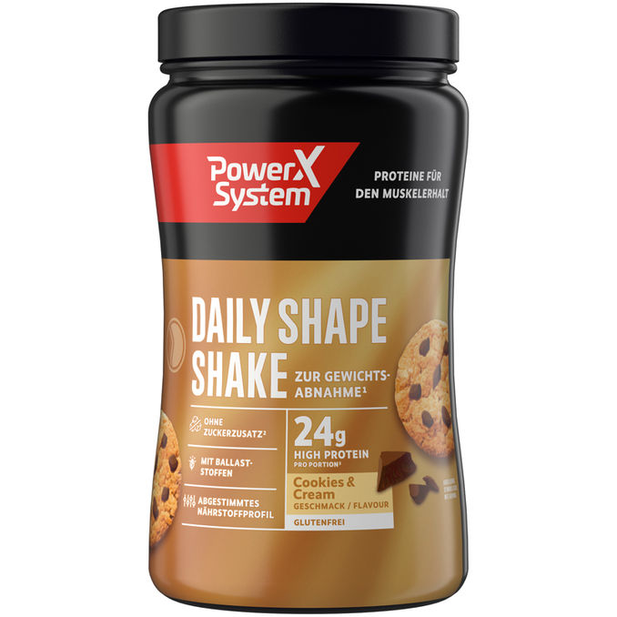 Daily Shape Shake Cookies & Cream, 360g von Power System