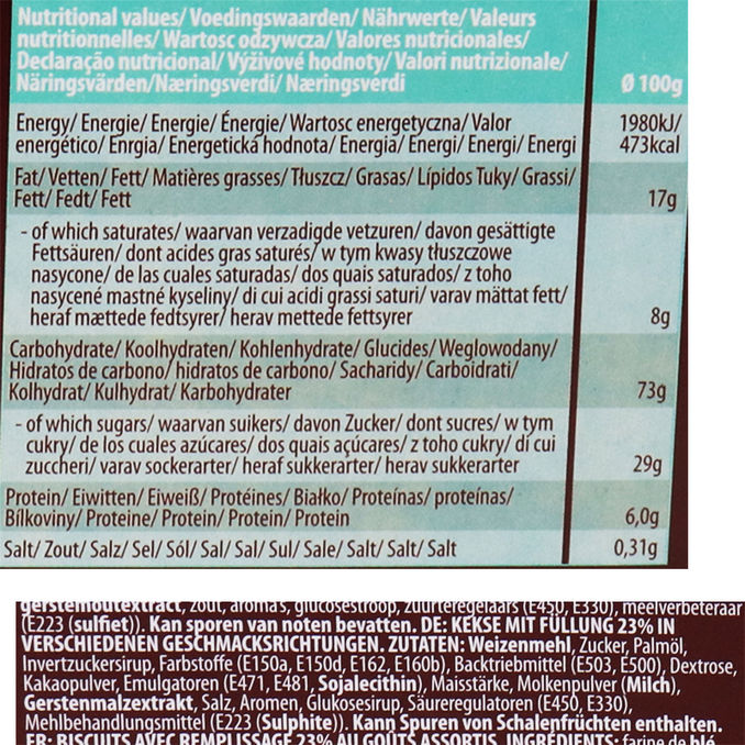 Creamy Cookies Varianten, 10er Pack, 10 x 31g von Ted's Favorites