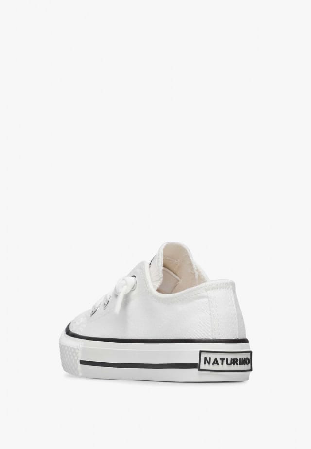 NATURINO AYASY.Sneakers aus Stoff, Weiß