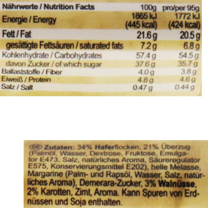 Oat King Carrot Cake, 10er Pack, 10x 95g von Oat King