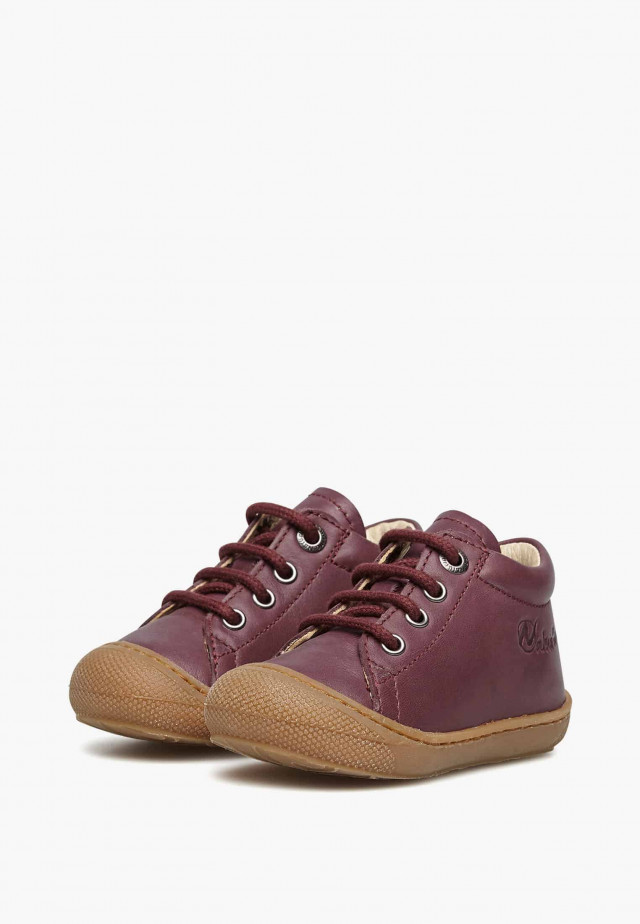 NATURINO COCOONLauflernschuhe aus Nappaleder, Violett