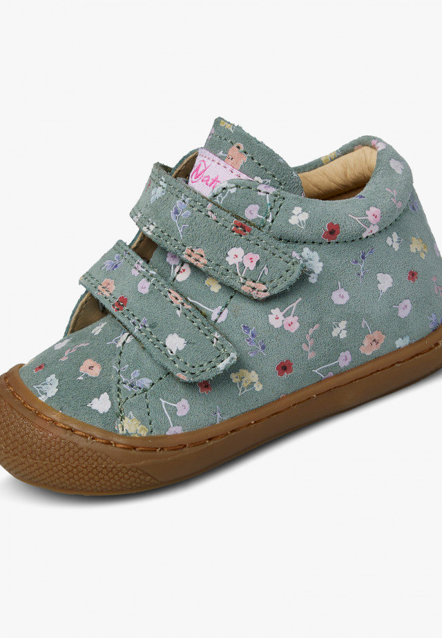 NATURINO COCOON VLLauflernschuhe aus Veloursleder, Salbei