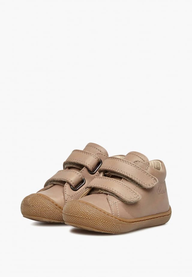 NATURINO COCOON VLLauflernschuhe aus Nappaleder, Taupe