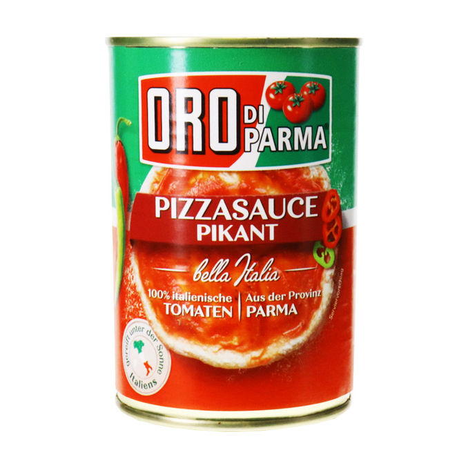 Pizzasauce Pikant, 400g von Oro di Parma