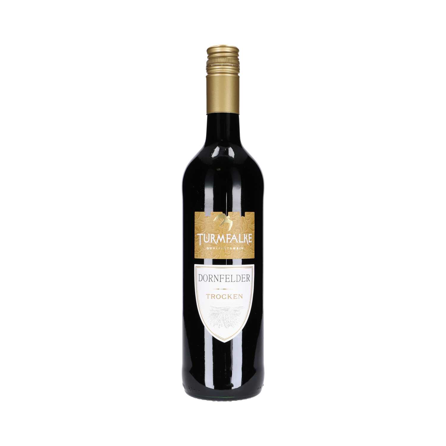 Turmfalke Dornfelder Rotwein trocken 12% Vol. 0,75 Liter