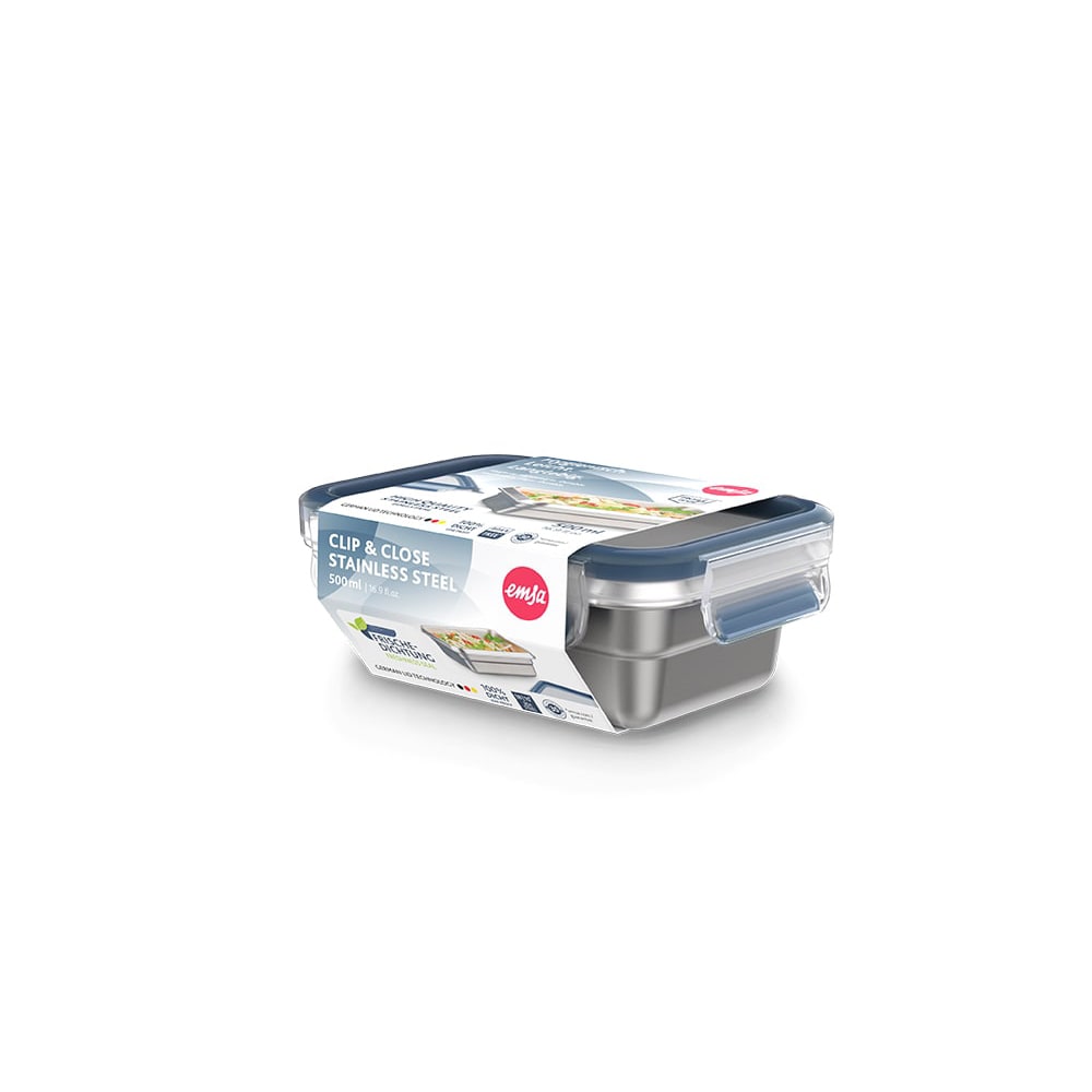 EMSA CLIP & CLOSE Stainless Steel