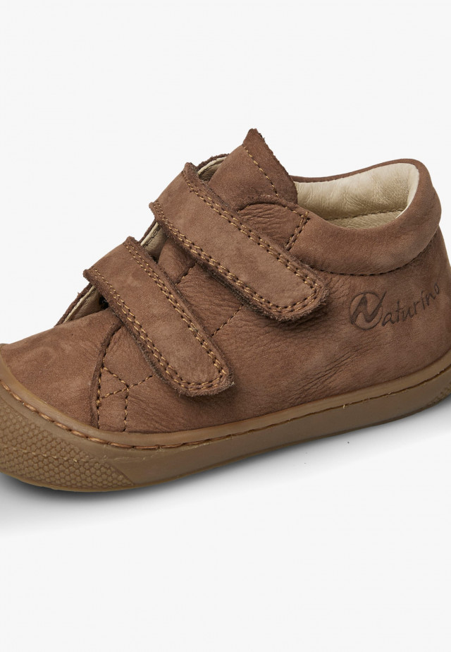 NATURINO COCOON VLLauflernschuhe aus Veloursleder, Braun