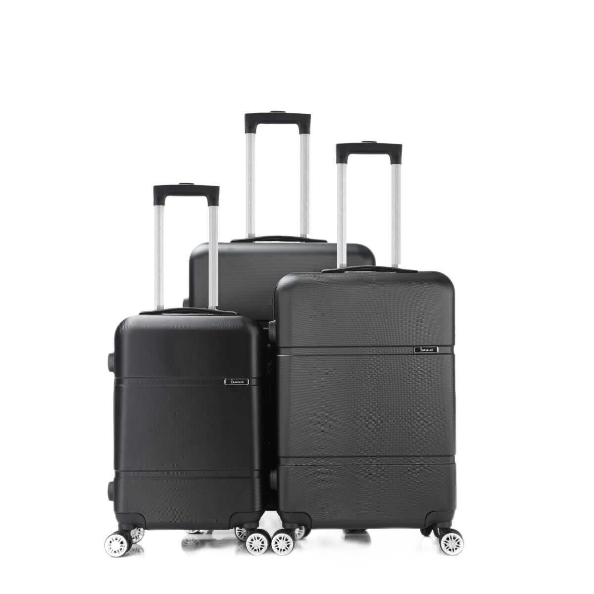 Reisekoffer ABS-02 Koffer 3-teilig Hartschale Trolley Set