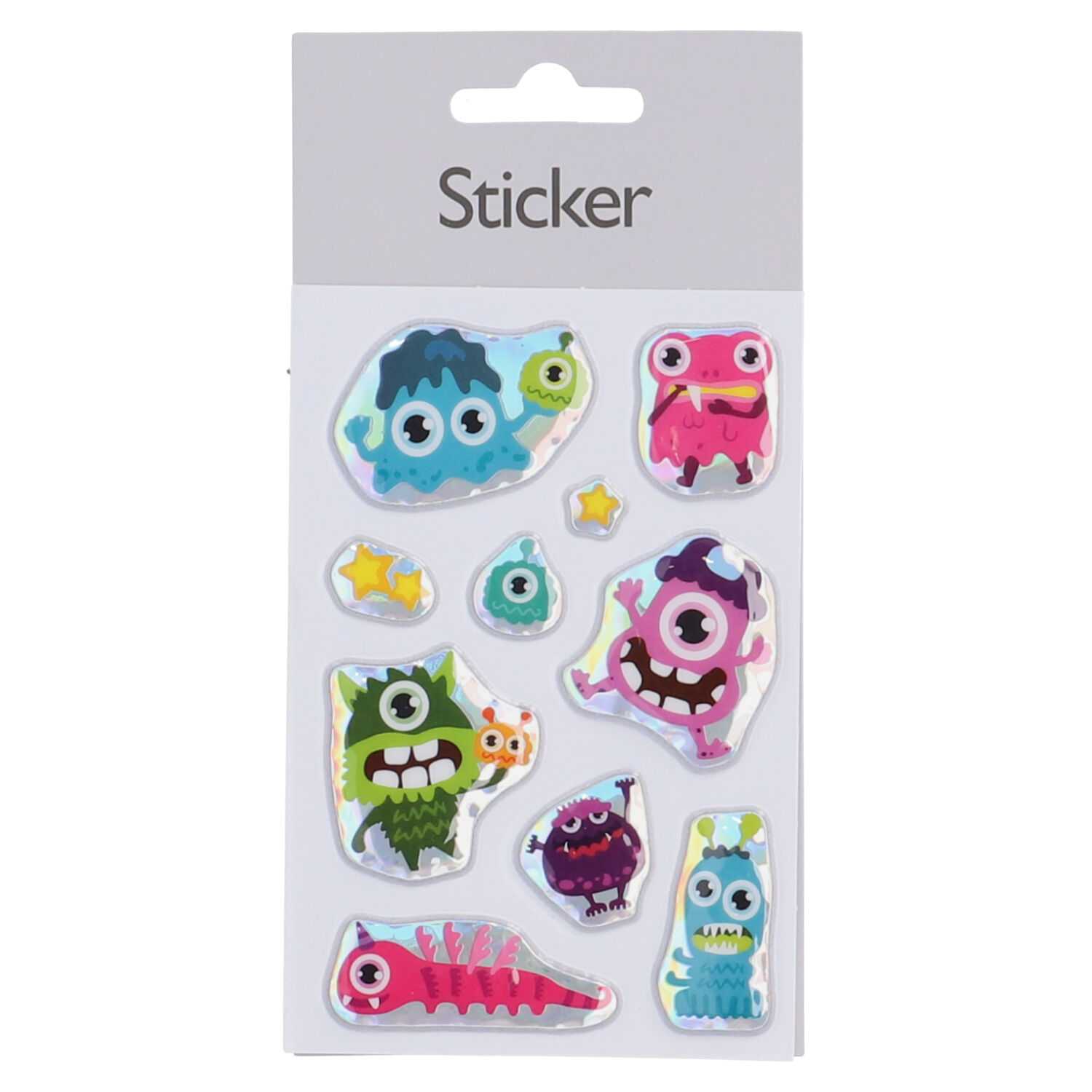 Sticker Puffy Tiere & Monster